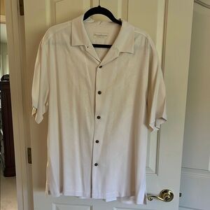 Tommy Bahama Cream Resort-Style Casual Shirt